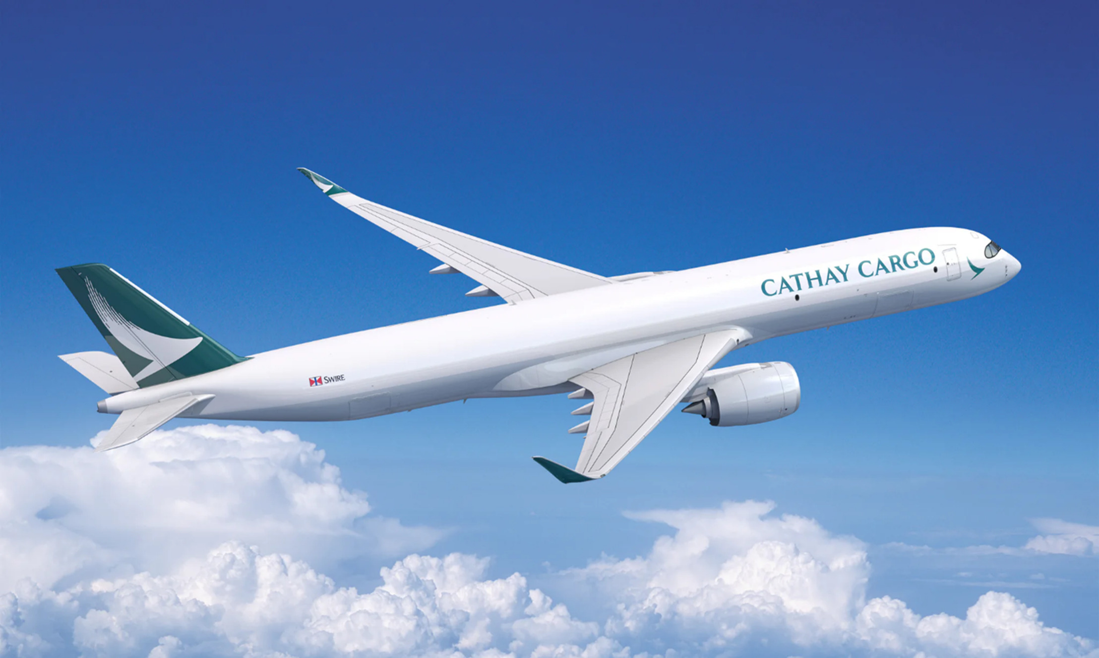 通行线·航空【国泰货运增购2架空客A350F货机】5月27日，国泰货运宣布，为支