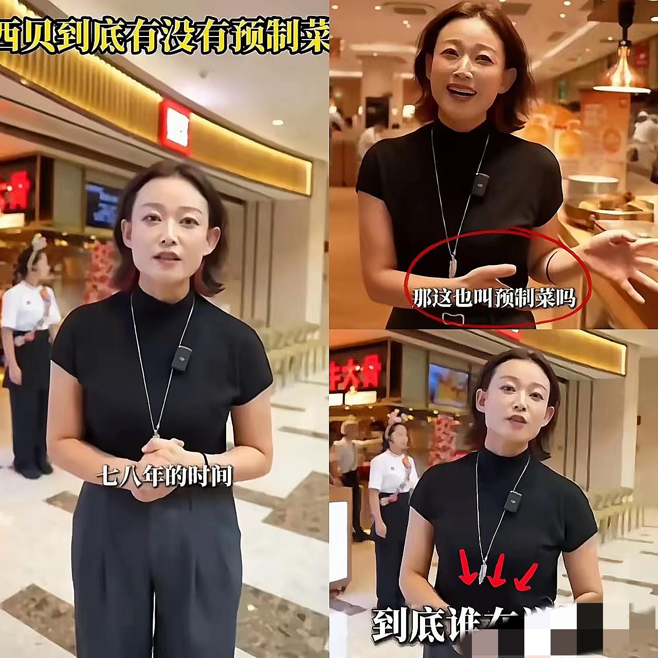 西贝最强女公关来了，一上来就火力全开怼罗永浩，


说自己2000年前在西贝干了