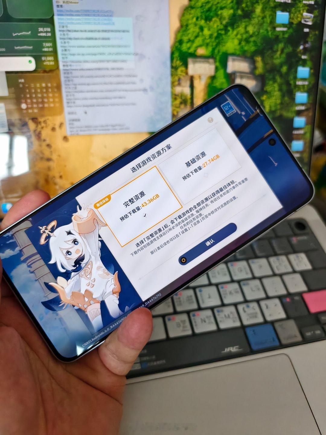 一个游戏，完整资源43.36GB，买手机不买512GB真行吗？