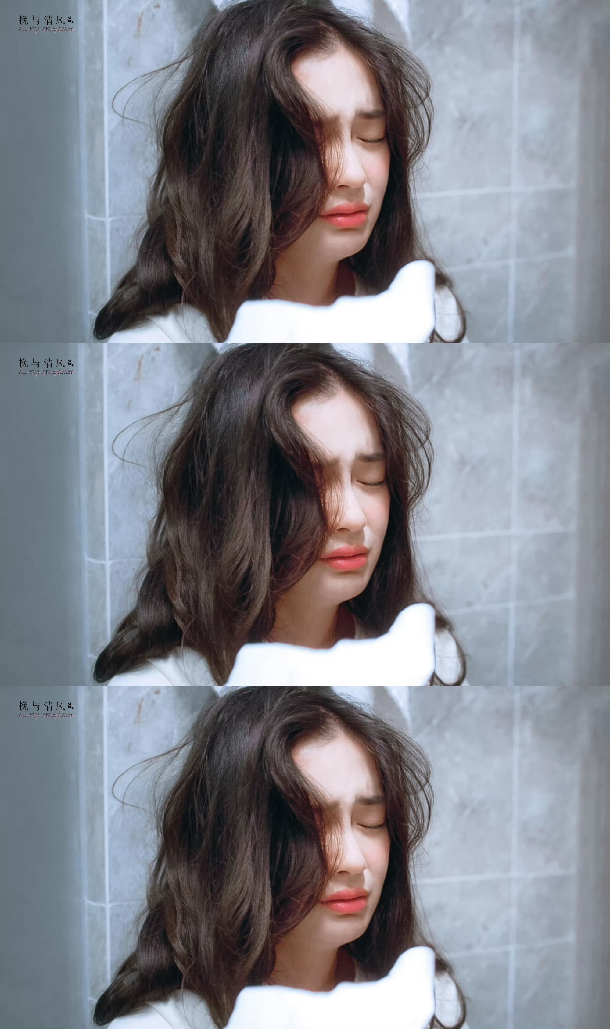 angelababy angelababy “情起一时的喜欢不叫热爱，长久无言的