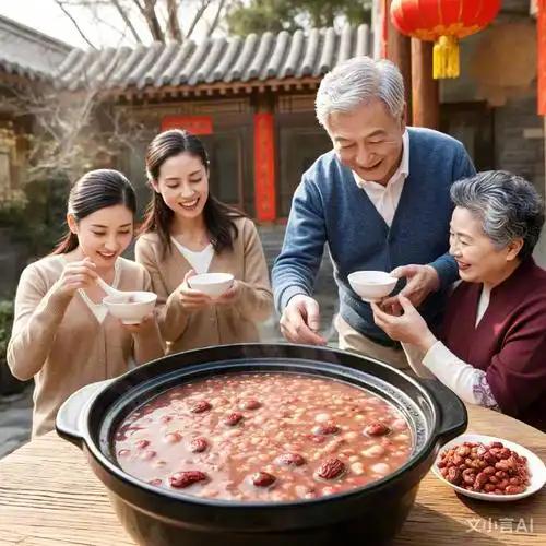 腊八粥里的秘密，远不止“暖和”这么简单

大铁锅里的热气升腾，上海玉佛禅寺的厨师