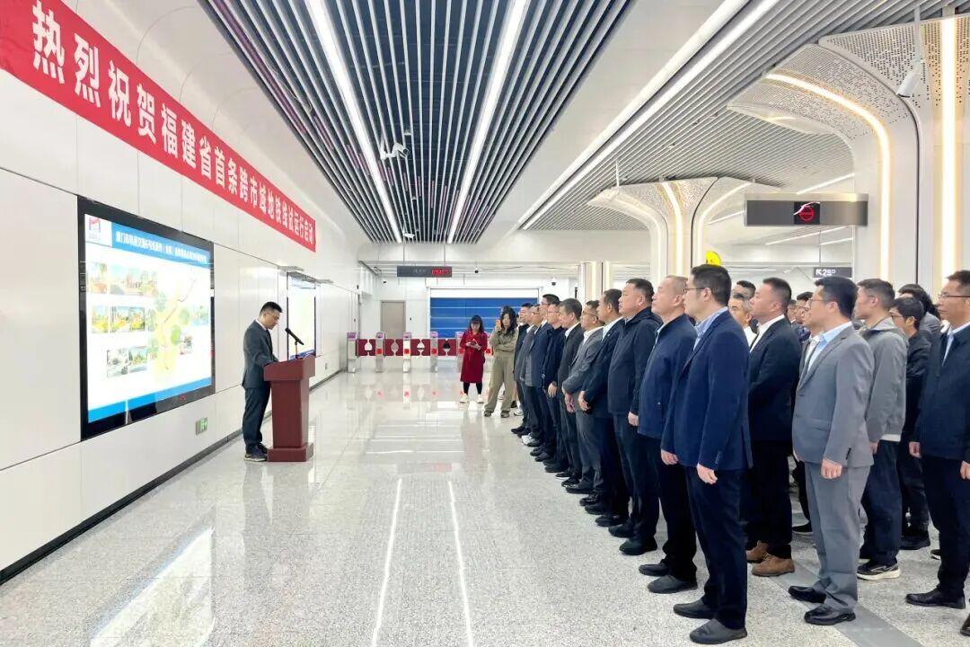 3月23日上午，厦门轨道交通6号线漳州（角美）延伸段试运行启动仪式举行。。。漳州