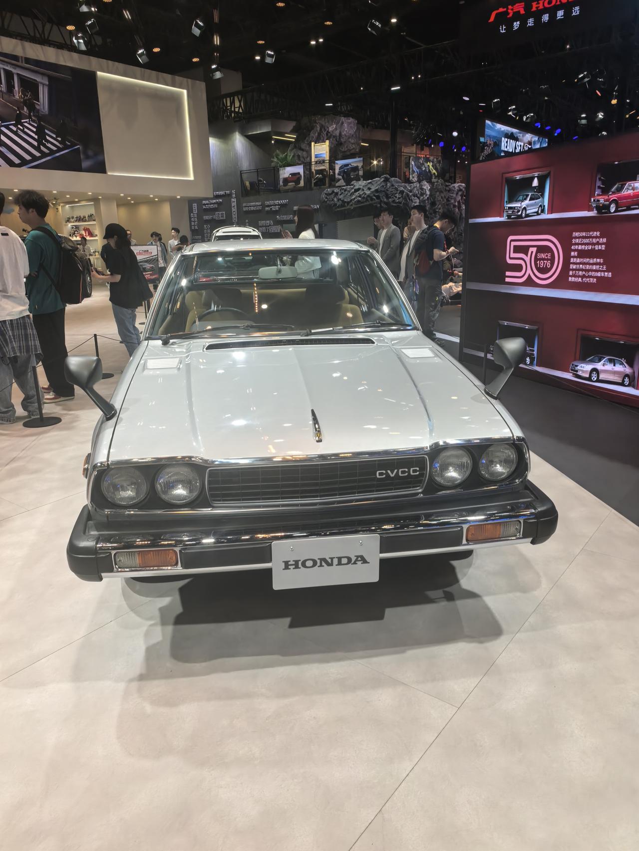 2026年北京车展，一台1976年的老车，可能是全场最值得看的主角。
广汽本田这