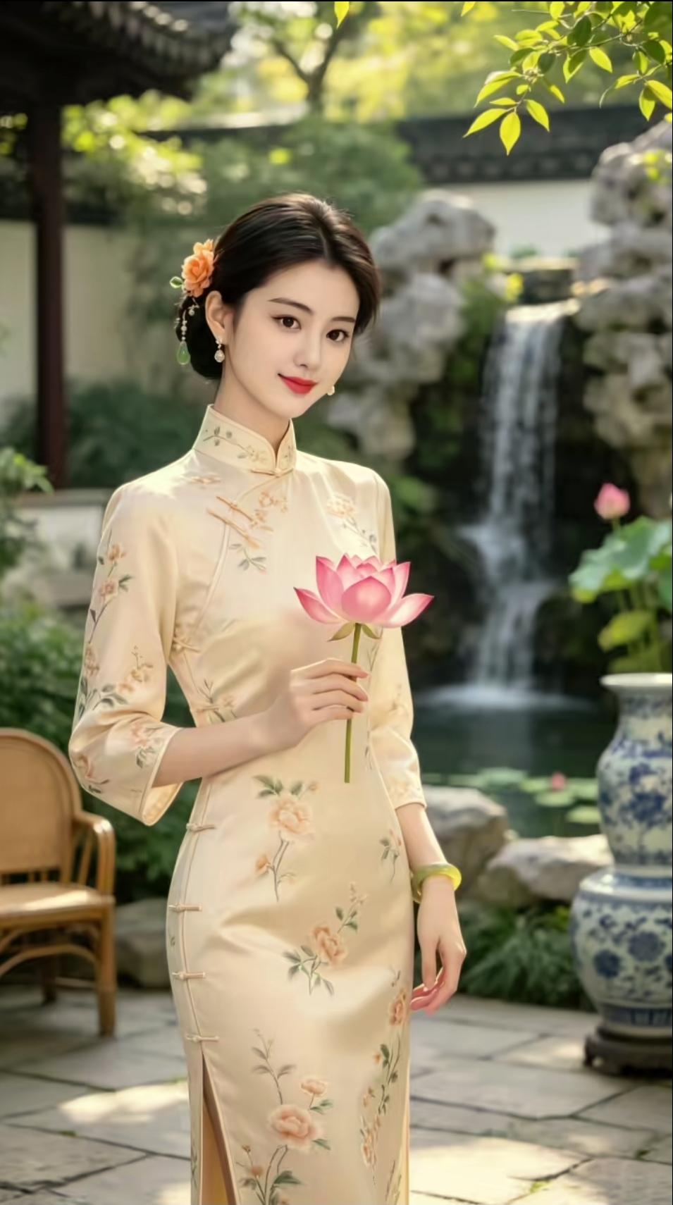 高贵典雅，诗一样的韵味，画一样的风情，与众不同的美，散发着女人最美的风景，独特的