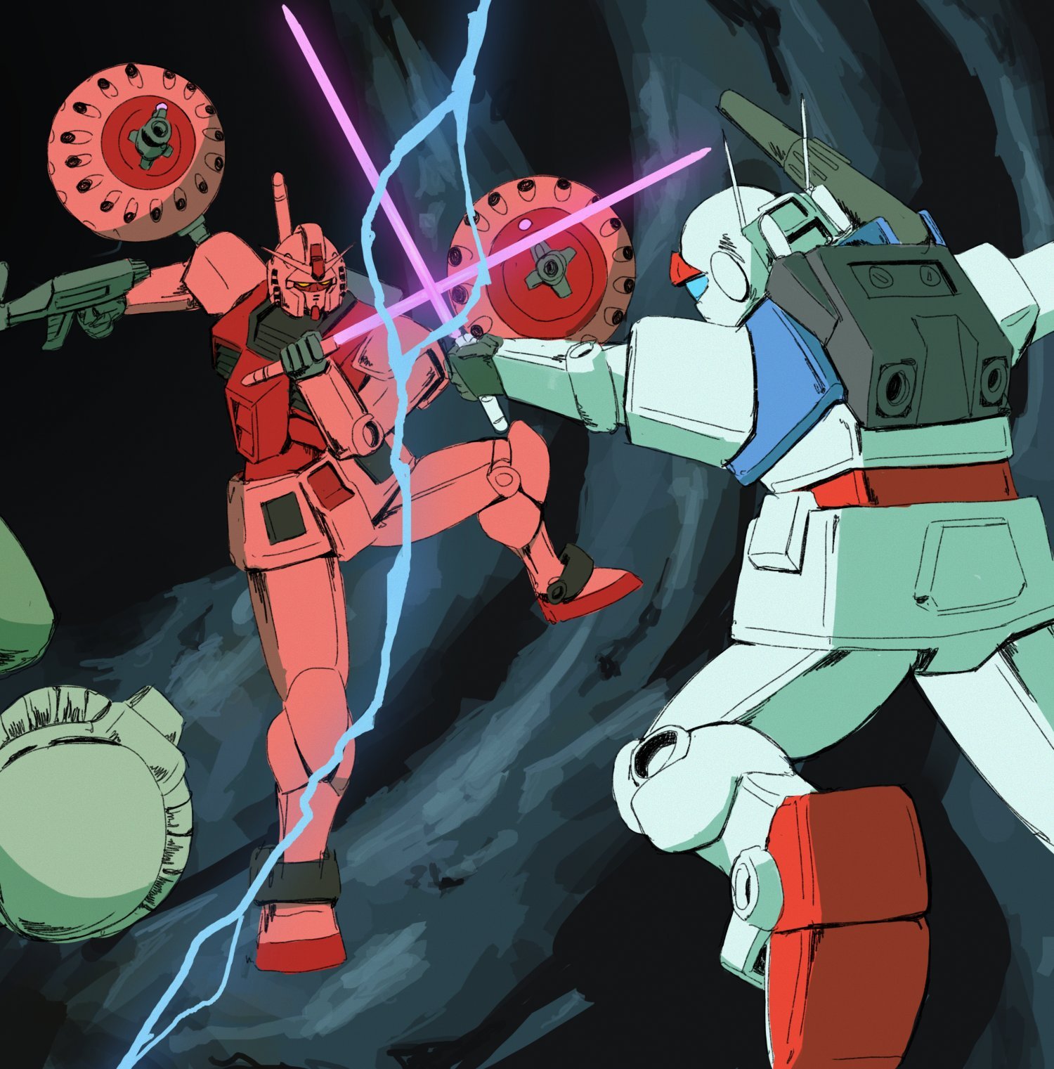 红高达，但是GQ（via Nissetass）高达高达跨时之战