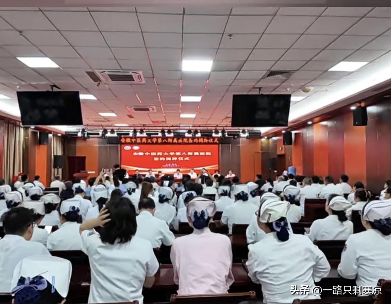 6月18日安徽中医药大学第八附属医院揭牌仪式在蒙城县中医院举行。
去年8月2日该