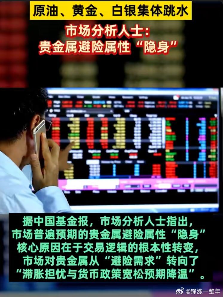 黄金为何突然暴跌金价创近1个月新低。就是被大资金控制啦，怎么能让散户赚的太爽呢！