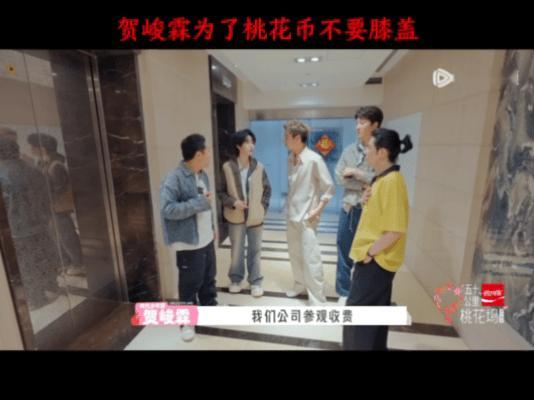 贺峻霖带桃花坞参观时代峰峻 贺峻霖回时代峰峻怎么给徐志胜跪了 解锁赚桃花币全新方