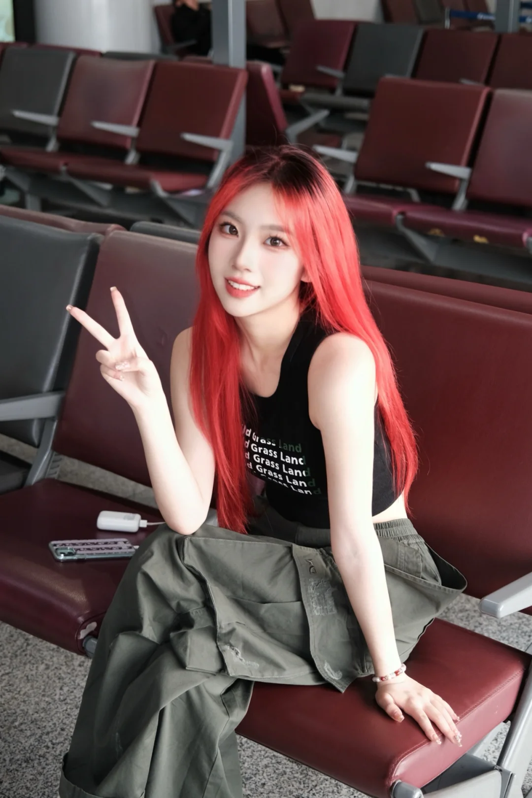 是哪位idol的机场出发照✈️