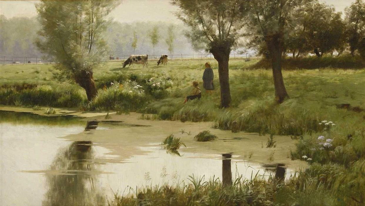 比利时画家Emile Claus风景绘画作品欣赏遇见艺术遇见美好原创