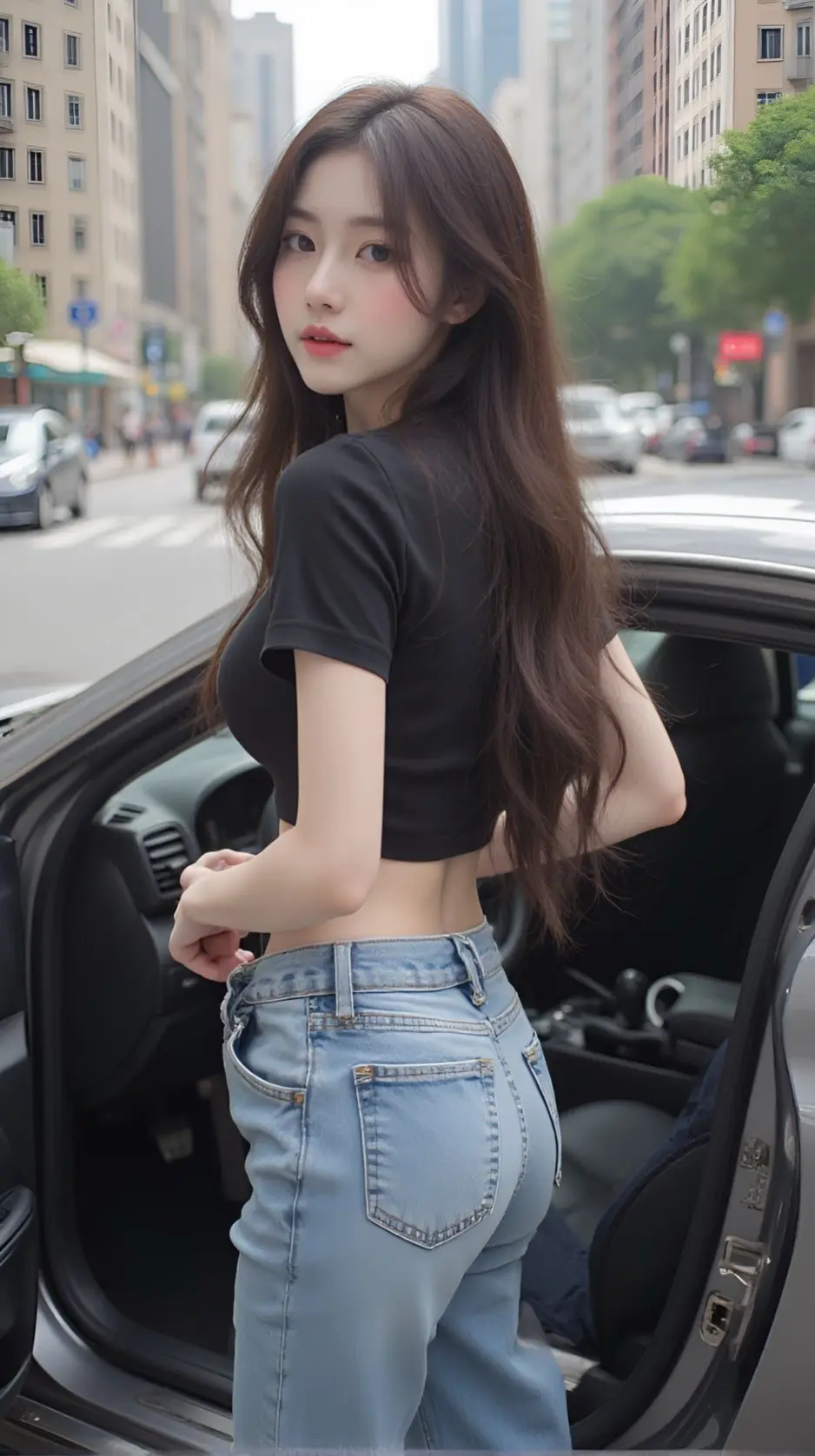 美女 穿搭 强烈推荐 完美身材 街拍