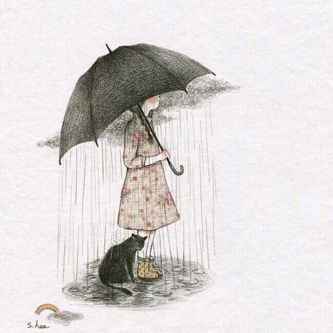 “我会记住生命中不期而遇的温暖 我也会记得大雨磅礴 没有带伞的日子” 
