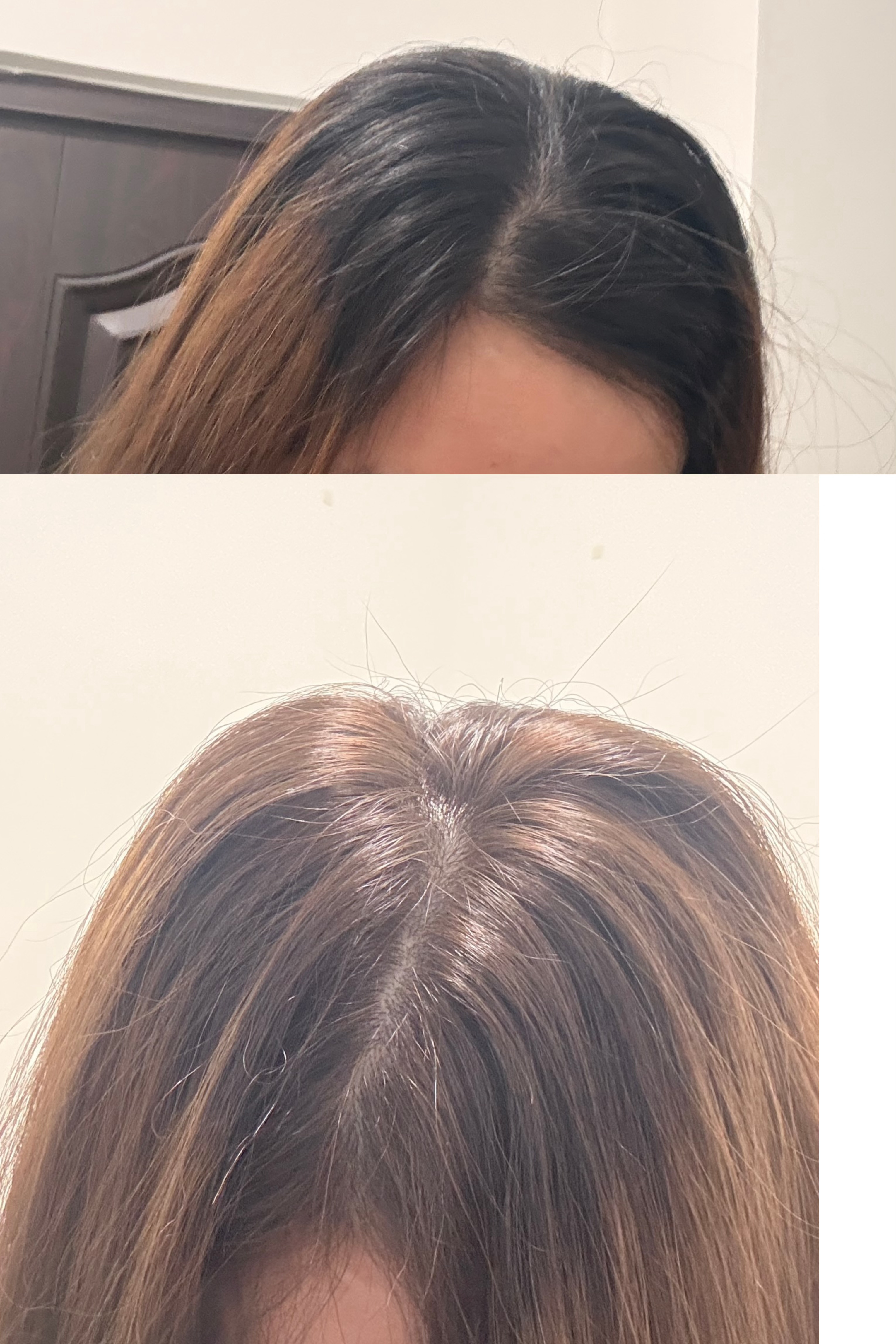 自己补布丁头 失败了 但要比之前还是好看许多了 颜色差没那么明显了 没白忙活一小