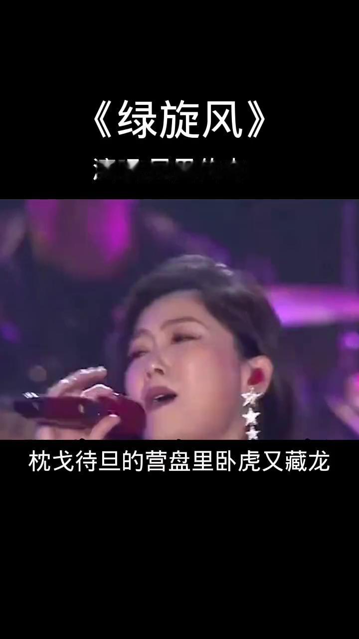 《绿旋风》演唱：凤凰传奇。
金戈铁马的边塞诗声声诉衷情，一代一代好儿女踏歌从军行