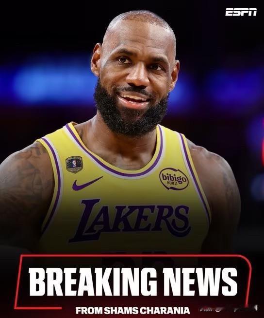 据名记Shams报道，Klutch经纪公司CEO里奇・保罗向ESPN透露，詹姆斯