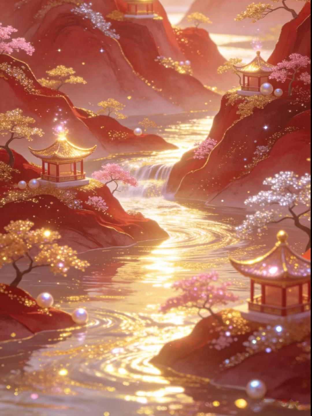 红红火火·八方来财·财源滚滚·花开满途·富贵吉祥。
传统文化 祝福 绘画