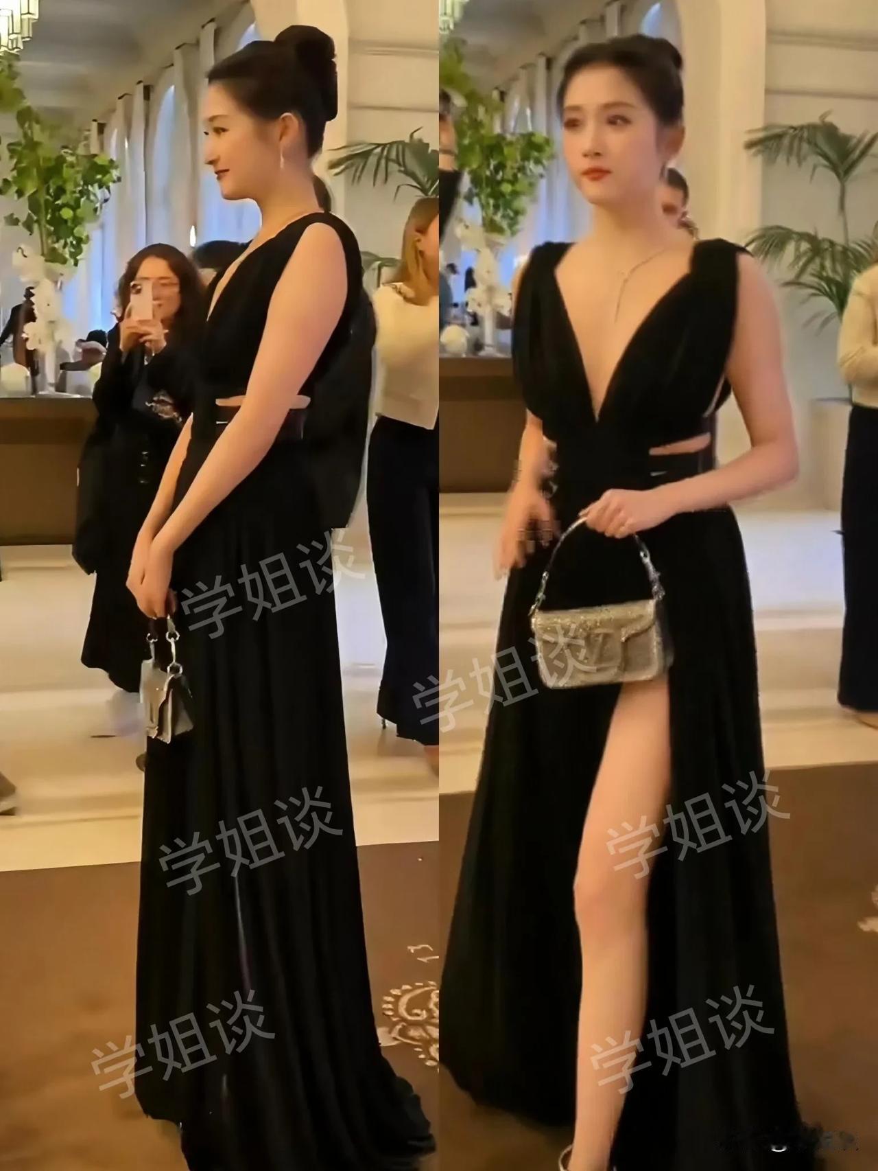 我真后悔以前骂关晓彤长得丑，吐槽她个高得像竹竿，身材差得像搓衣板。

这次参加活