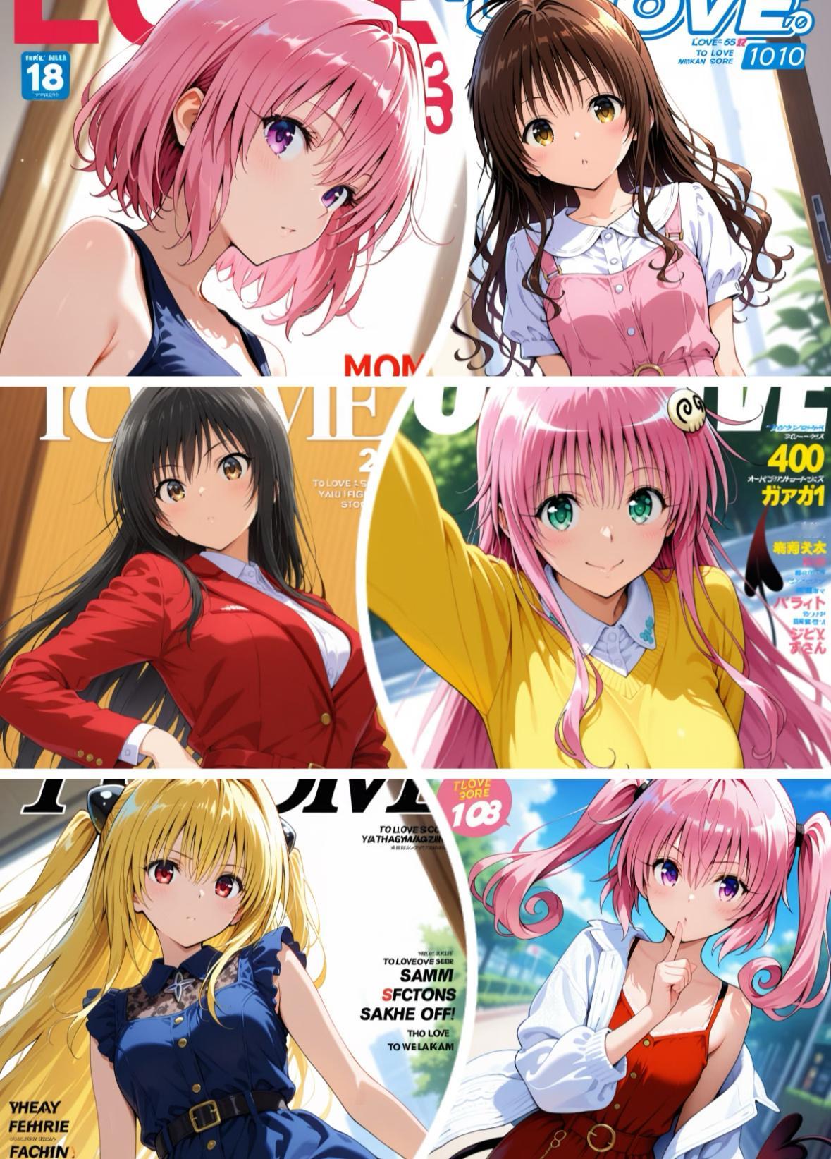 动漫女神💗杂志风，绝美啊！次元整活好有意思日漫 ​​​