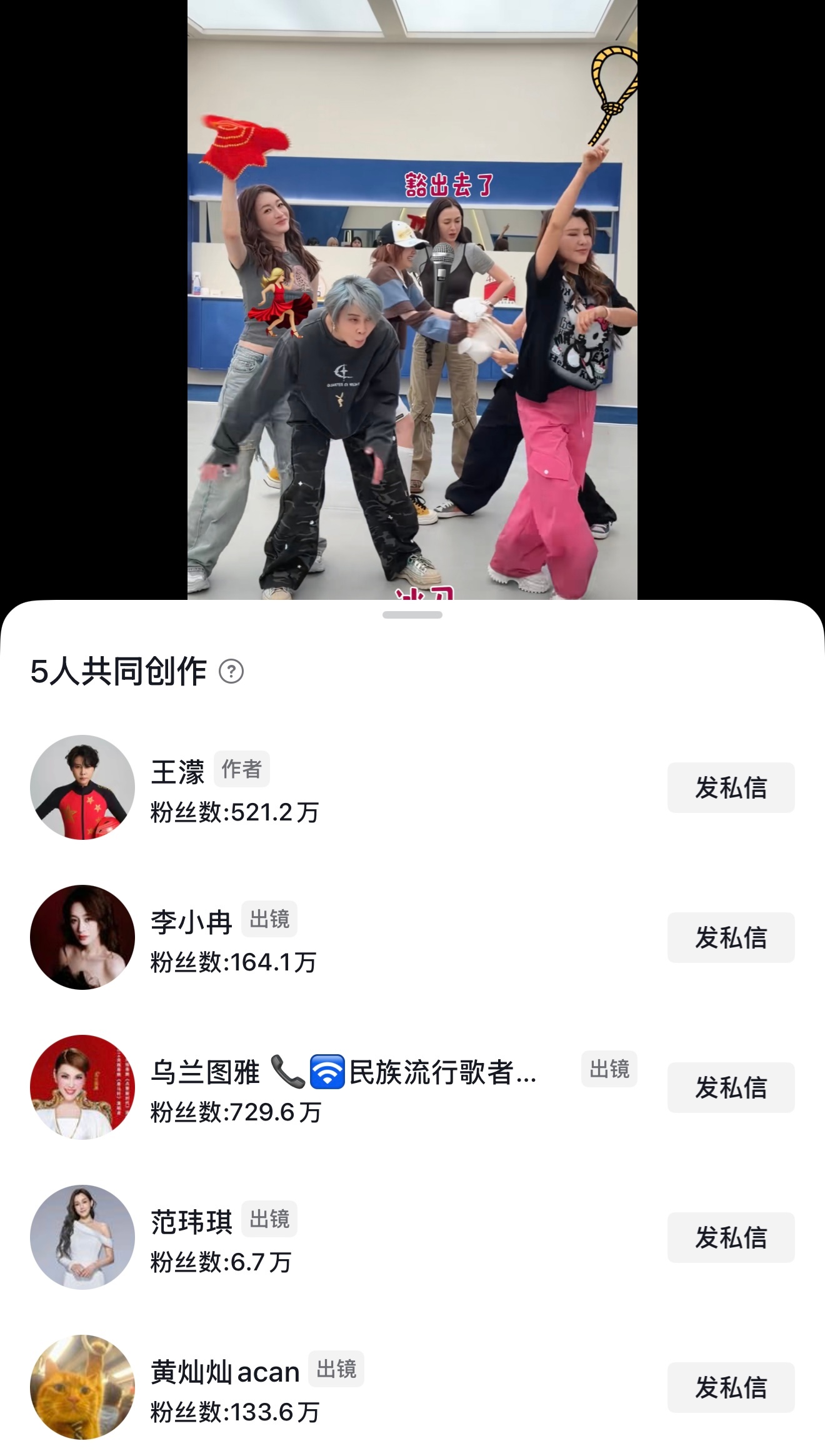 笑死我了我才发现黄灿灿抽象视频的作者是王濛啊啊啊啊啊啊是不是又没有共创额度了并且
