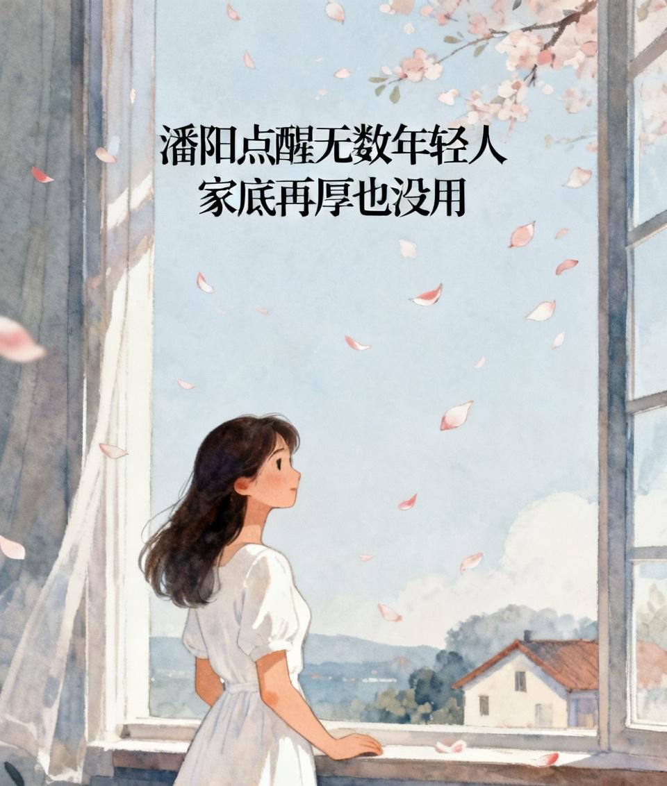 嫁给富豪13年却独守娘家，潘阳点醒了无数年轻人，家底再厚也没用

身为星二代，她