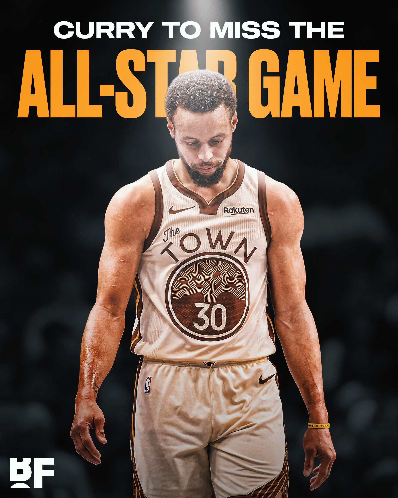 库里因伤缺席全明星赛很可惜啊，库里好好休息吧就 