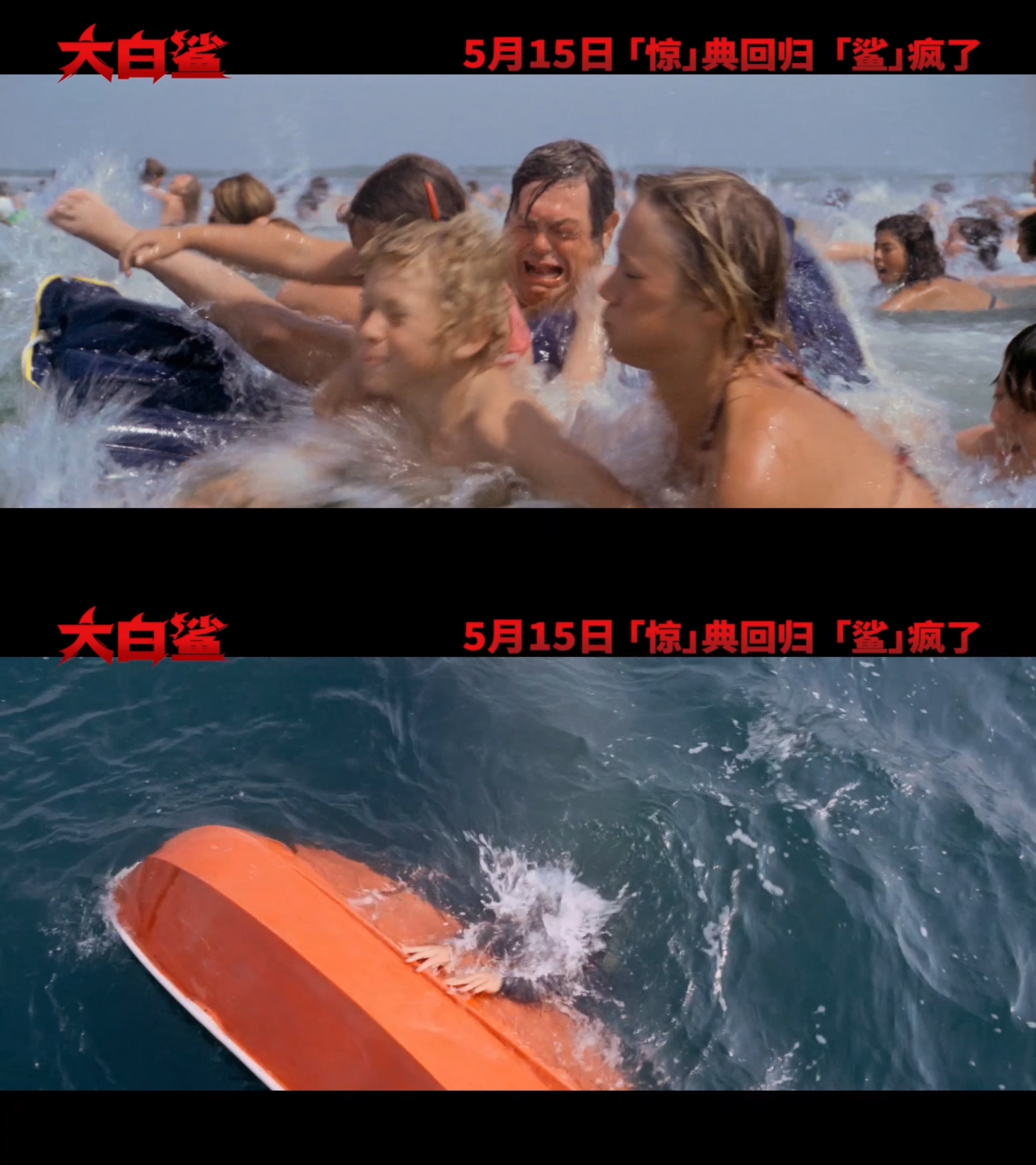 电影真神鲨回来了半个世纪前的电影，现在看依然秒杀一堆特效片。因为它吓你不是靠视觉