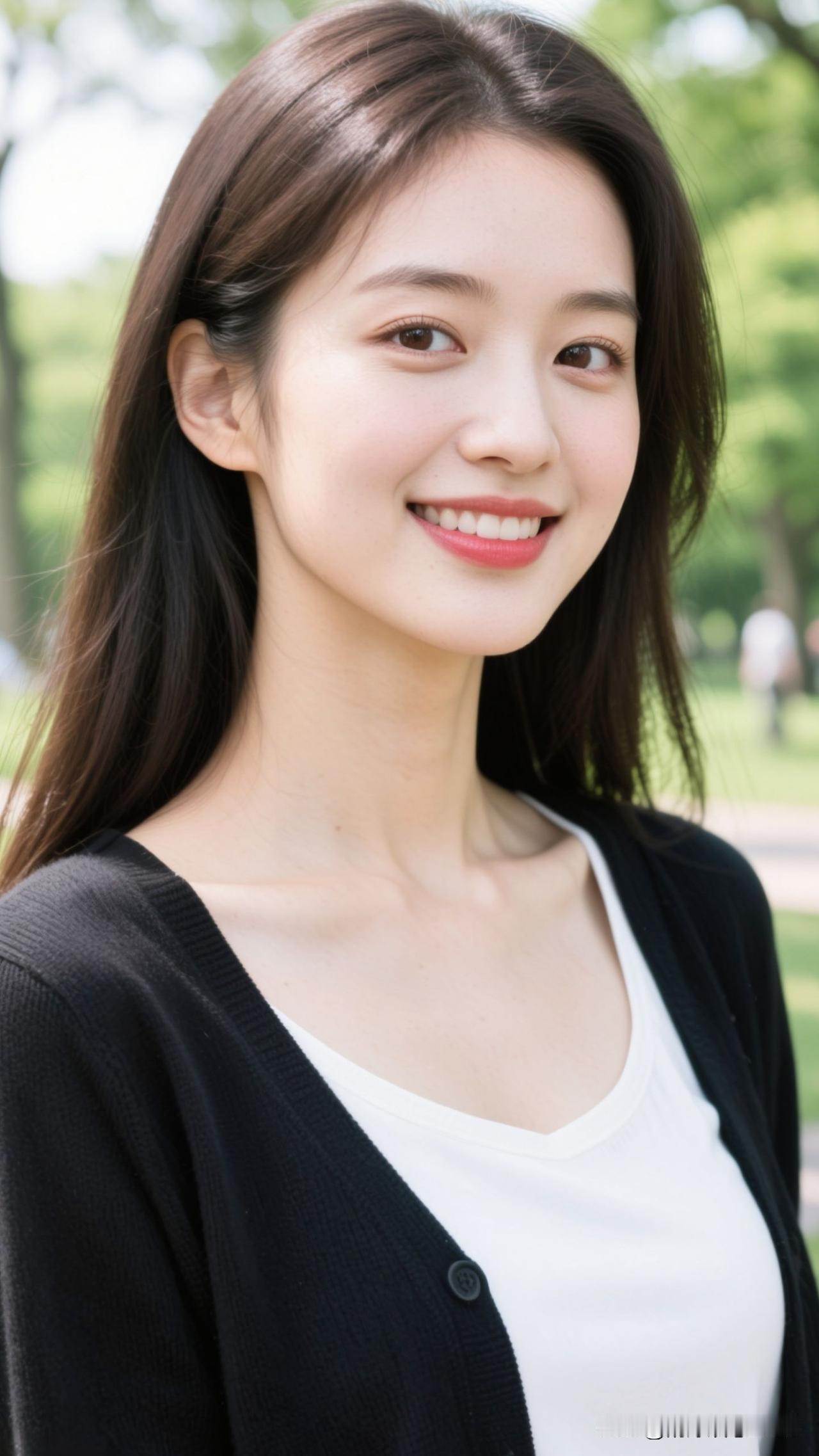 ✨ 把晴空的朗、素衣的简织进呼吸，白衫盛着鲜活，她的存在就是夏日最治愈的标点。分