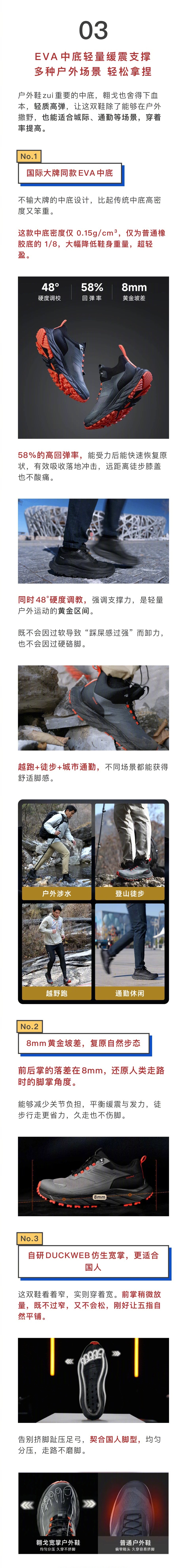 开年安排的都是狠货哇！今天再来一双性能很牛的防水户外鞋，它一双就拥有了：户外鞋的