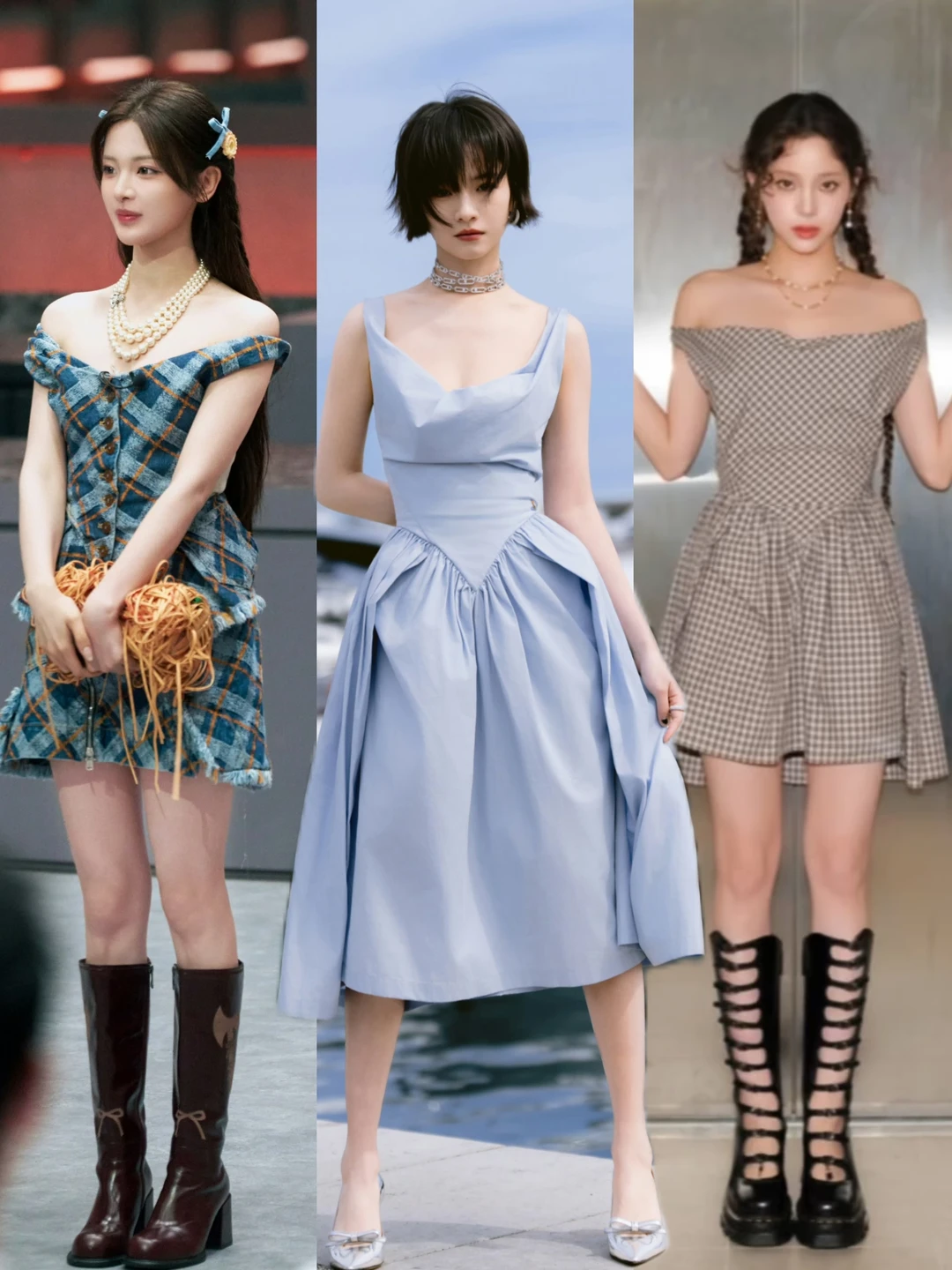 杨超越李庚希欧阳娜娜，穿西太后美得不像话