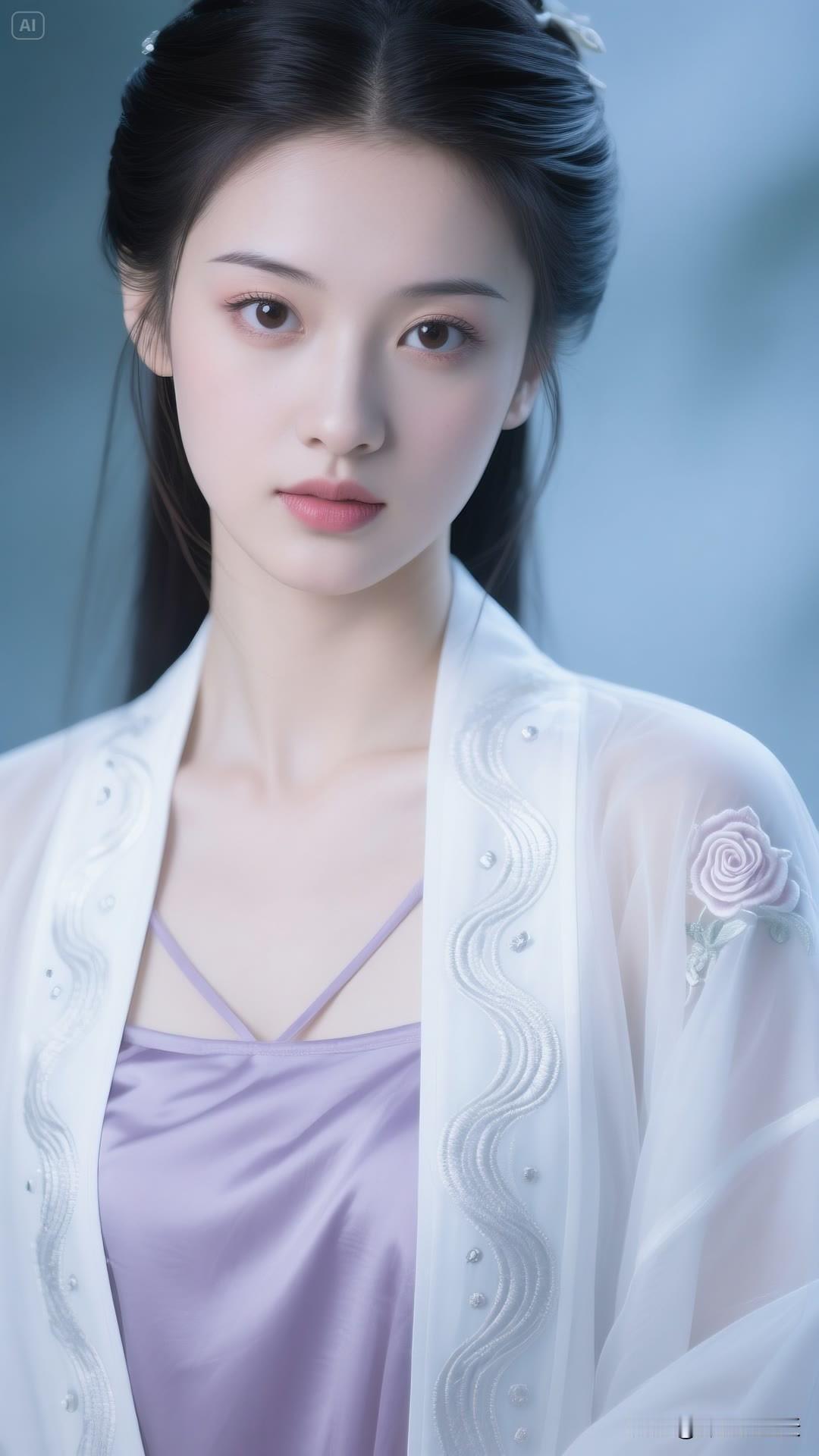 断弦裂帛惊风雨，笑靥如刃斩春山。美女人像群 高清美女 古风