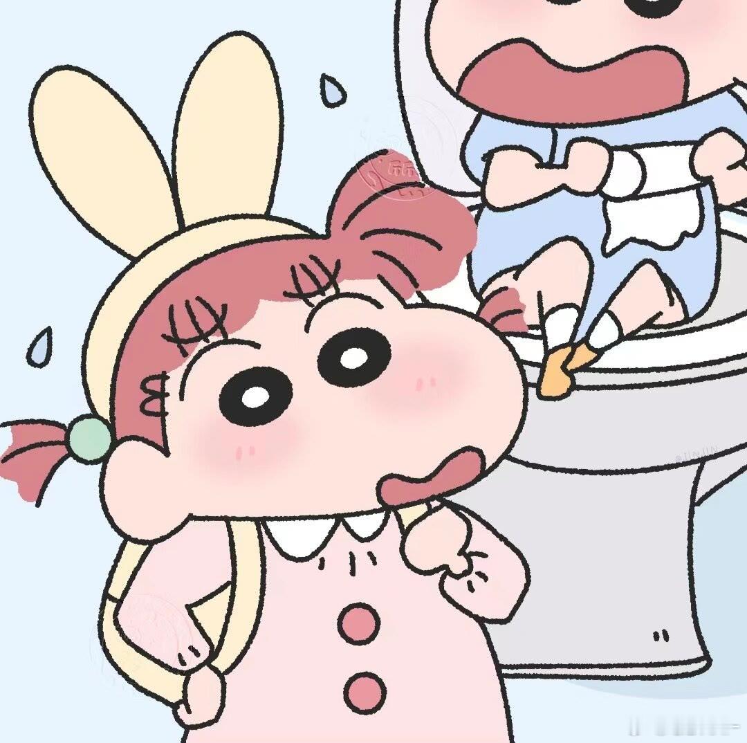 蜡笔小新｜情侣头像｜头像分享｜卡通熊 