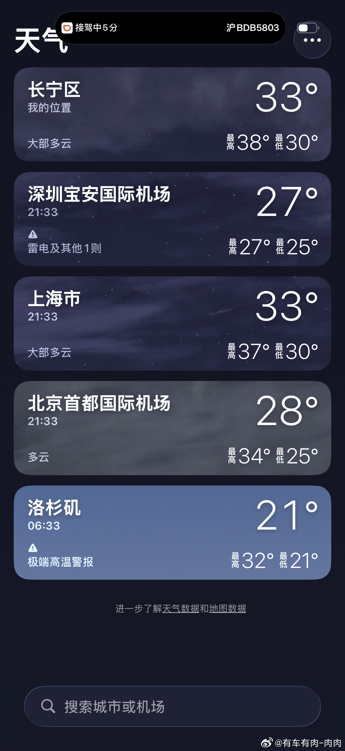 也没人告诉我上海这么热🔥微博跨领域计划有车有肉的肉肉我与汽车的日常 上海·上海