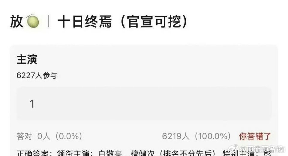 真的假的  生圈巨饼《十日终焉》传到白敬亭、檀健次了 ​​​