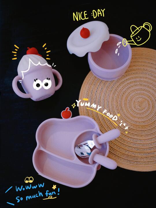 6月的第一个快递📦是我女儿奶fufu的餐具