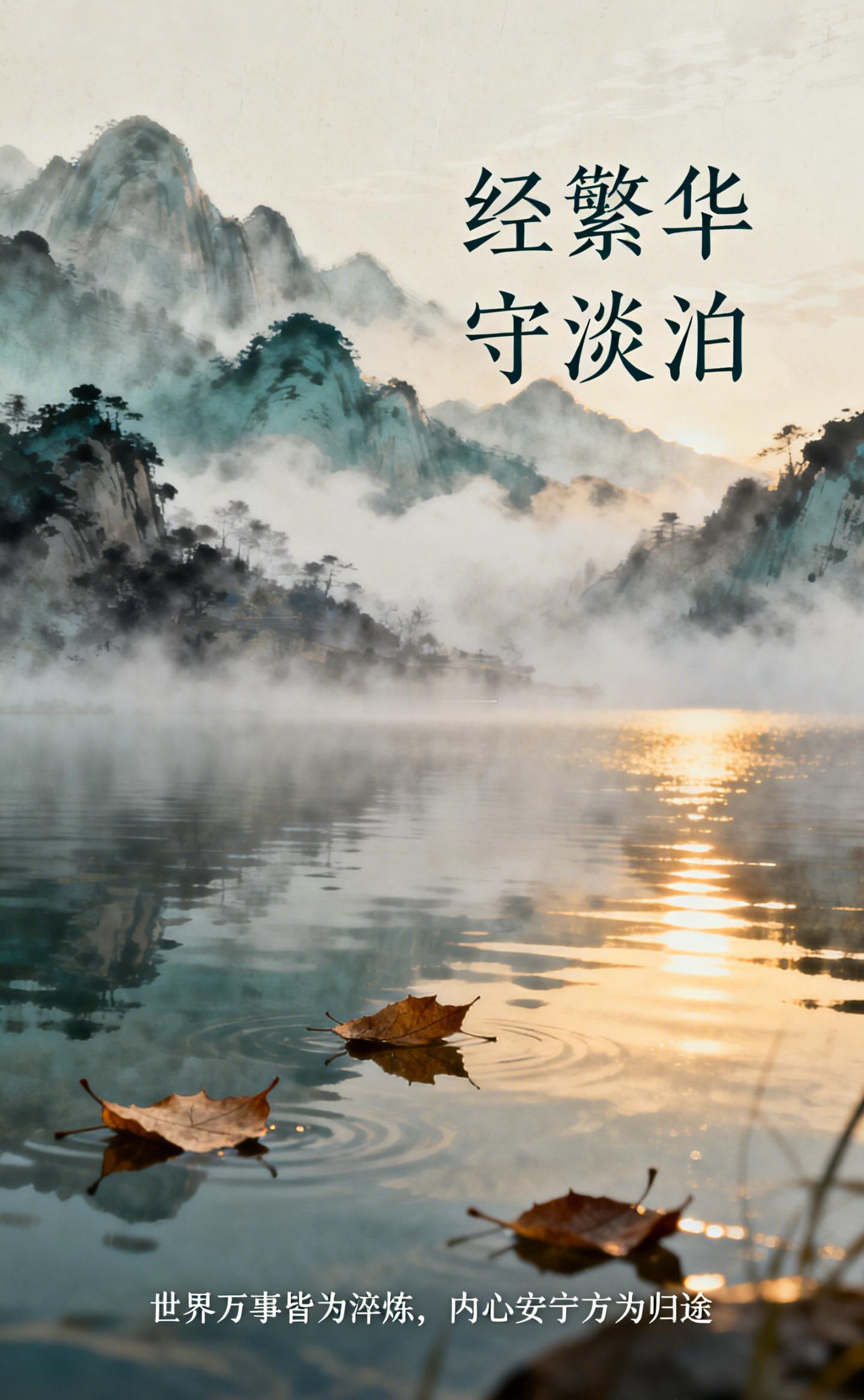 “澹泊之守，须从秾艳场中试来；镇定之操，还向纷纭境上勘过。”小窗幽记里的这句话，
