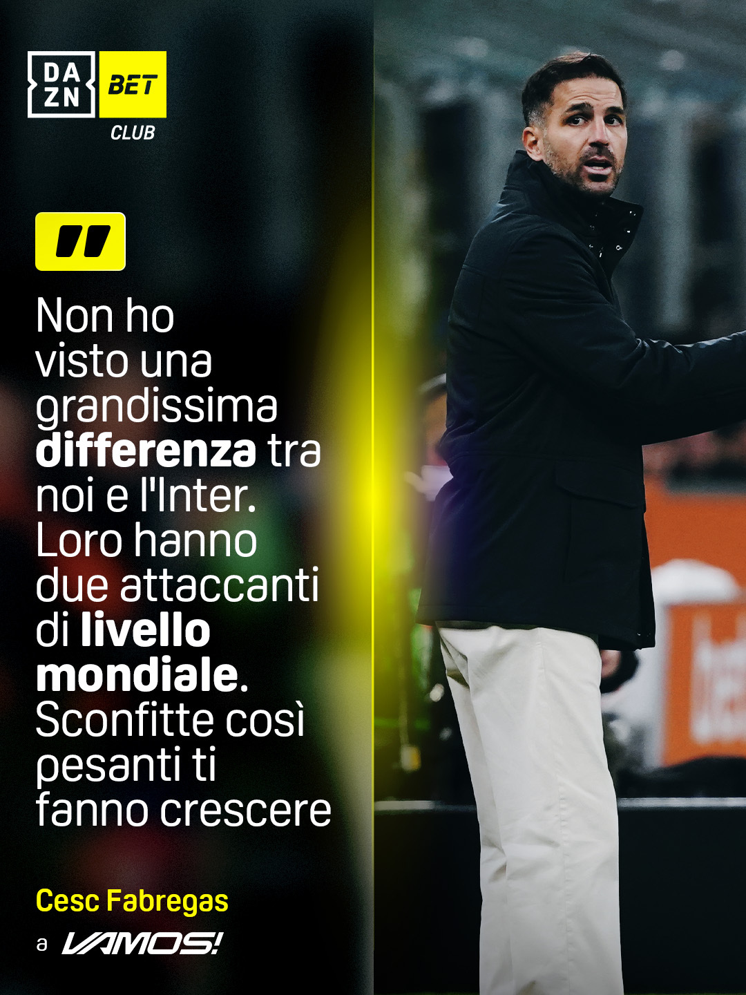法布雷加斯：“我不觉得两队差距有多大，他们不过有俩世界级的前锋。” 