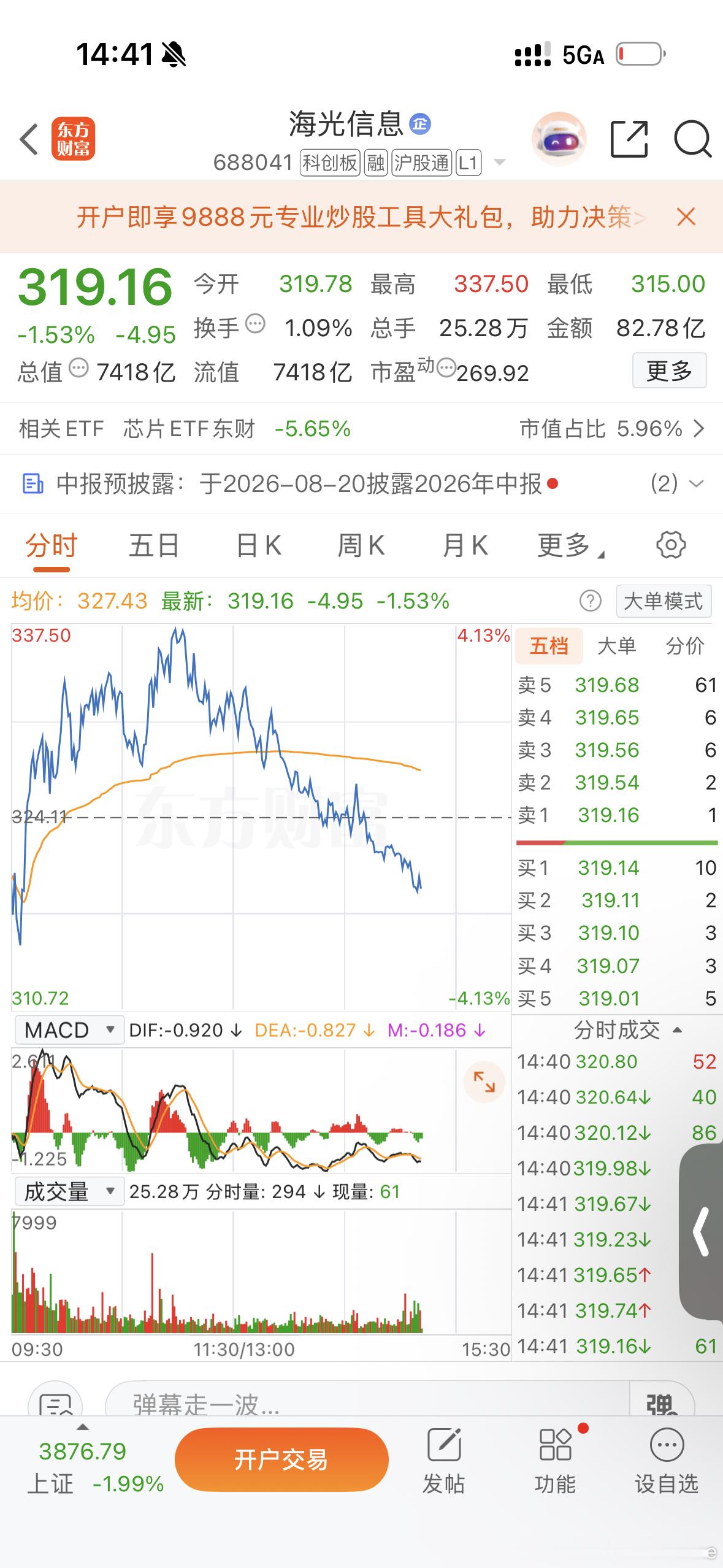 芯片股被套不要慌，每天量化都会左右手倒腾，拉高肯定能解套的，但记得一定要舍得走。