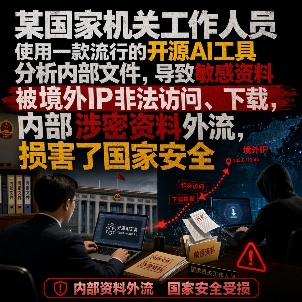 很多人觉得用AI工具处理文件只是图个方便，顶多算偷懒，出不了大事。
但保密观6月