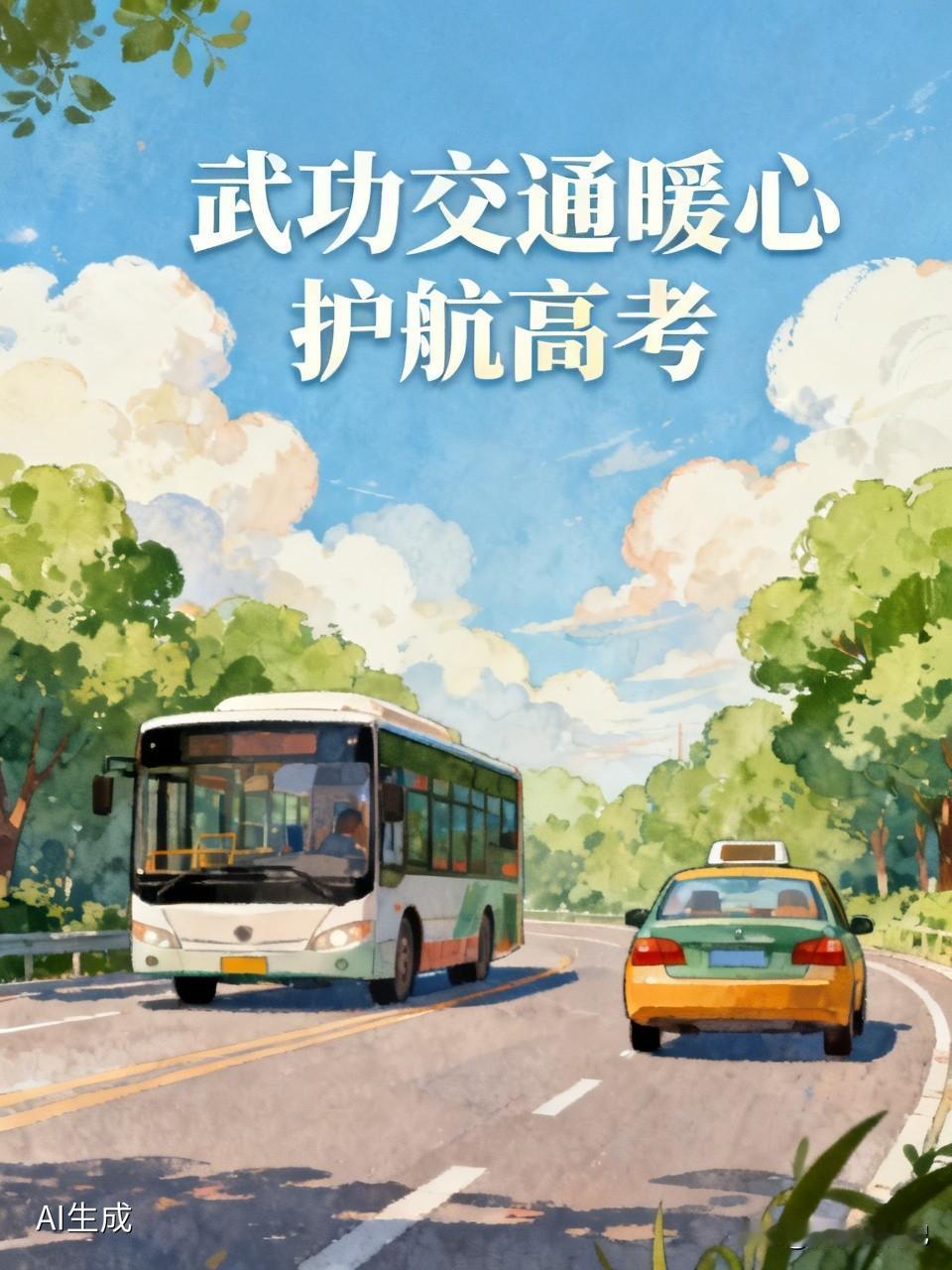 武功交通暖心护航高考
    又逢高考，看武功融媒消息，武功县交通运输局多措并举