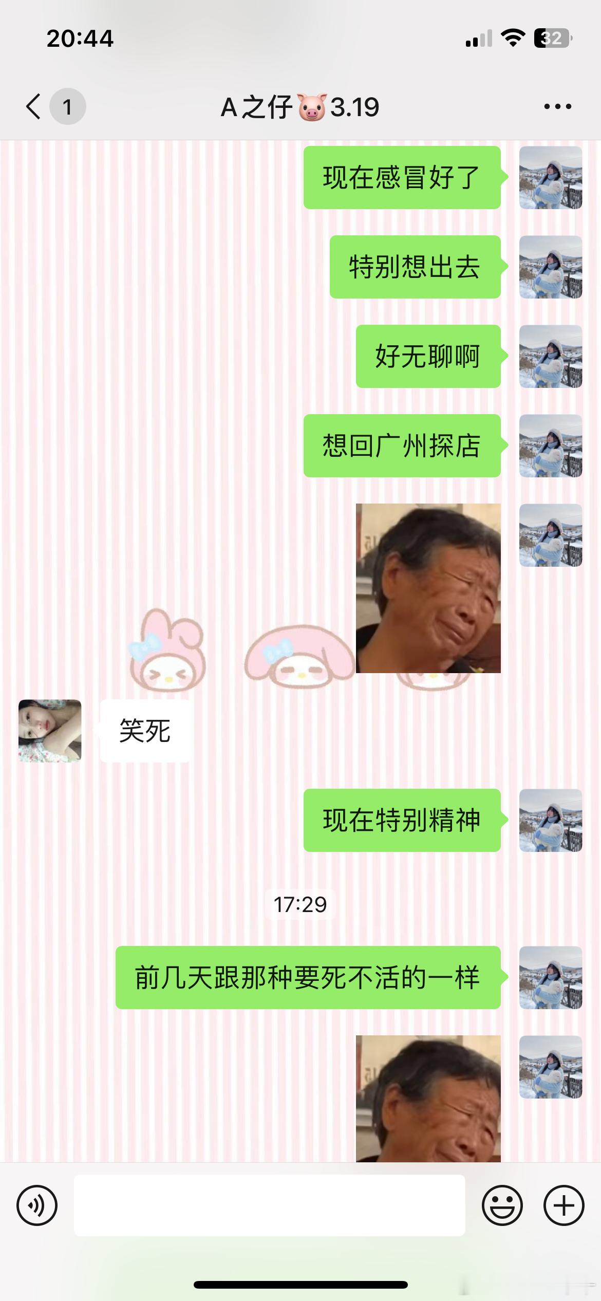 想🐷仔 想回广州！！！我想回广州啊啊啊[跪了] ​​​