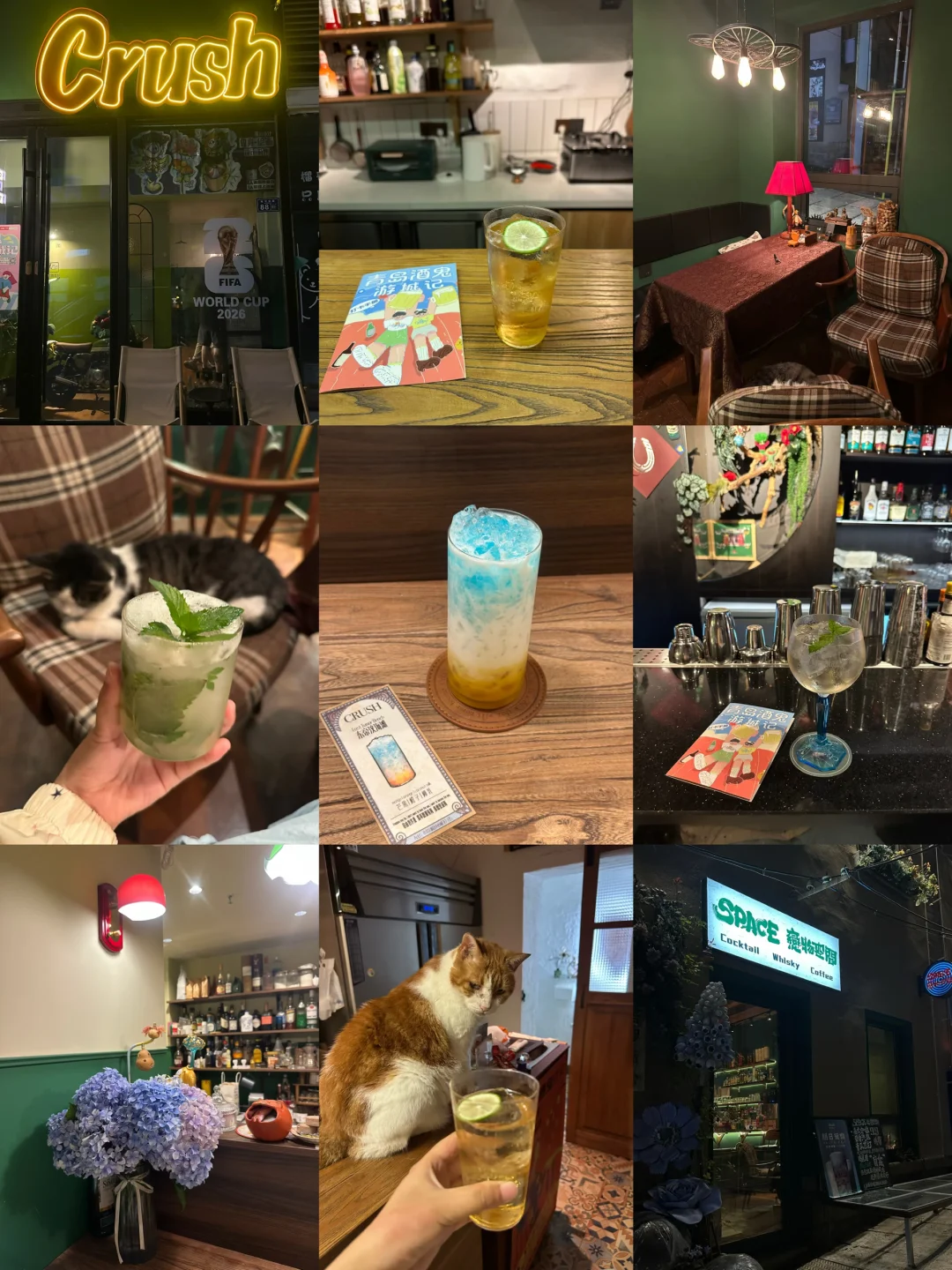 青岛有自己的酒鬼地图！挑战139六杯🍹