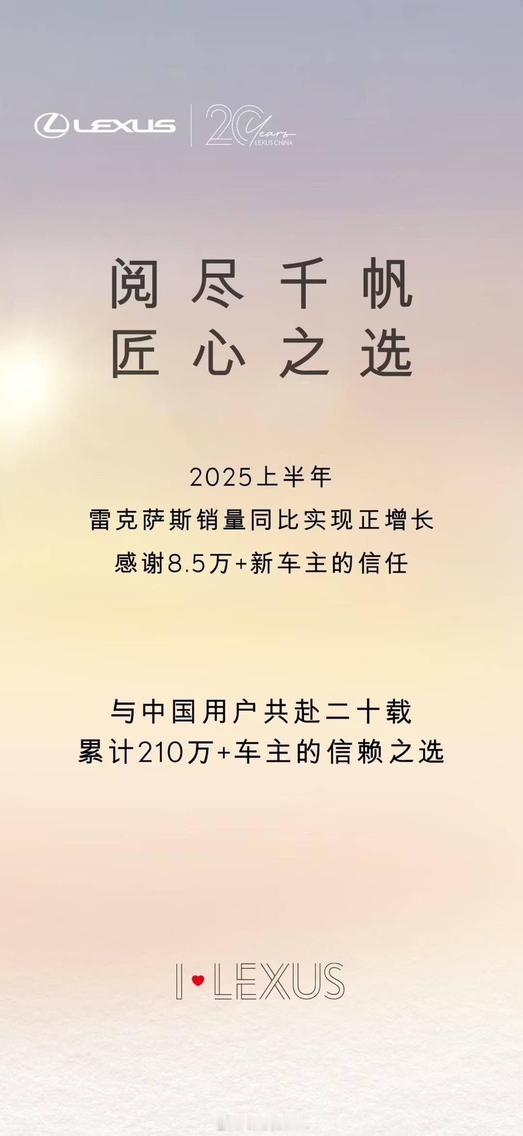 没想到吧，雷克萨斯今年实现了正增长 雷克萨斯 ​​​