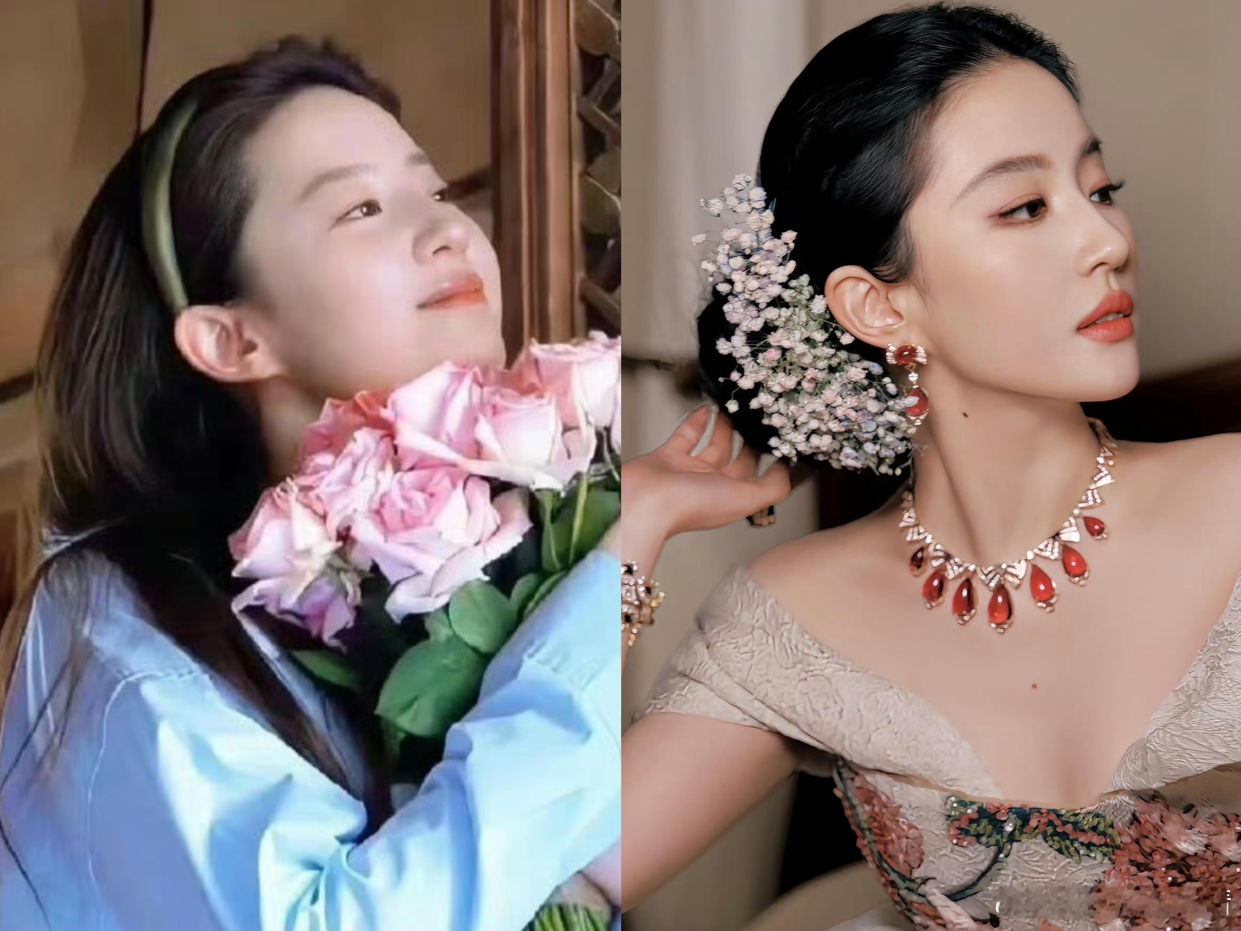 刘亦菲带火满天星她怎么什么都能带火？嗯，捧花头像也是她带火的，仙儿有种不可思议的