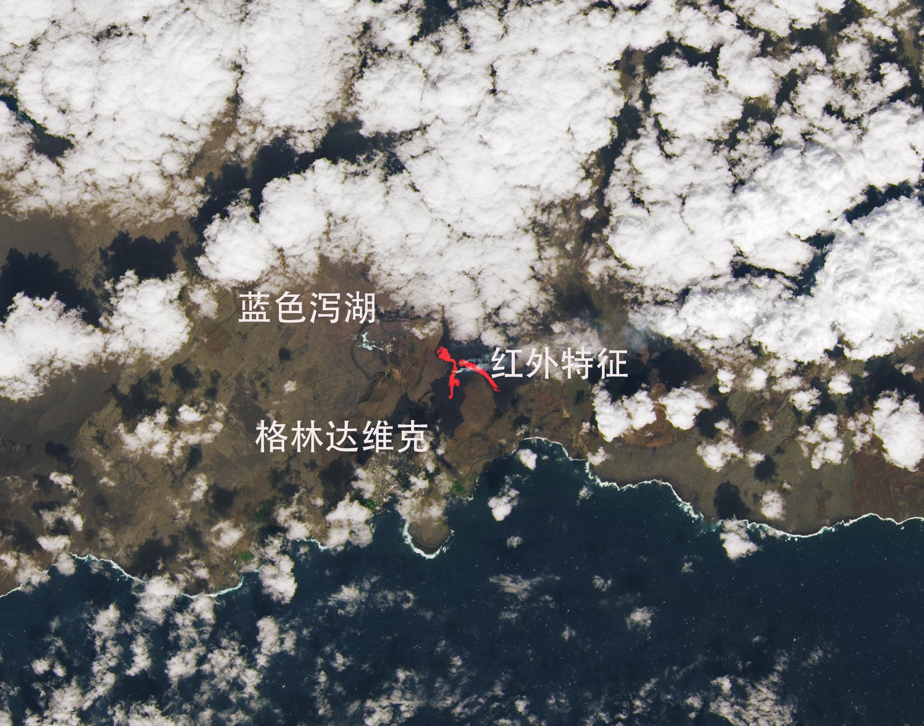 #从太空看地球# 2024年5月下旬，冰岛雷克雅内斯半岛（Reykjanes p