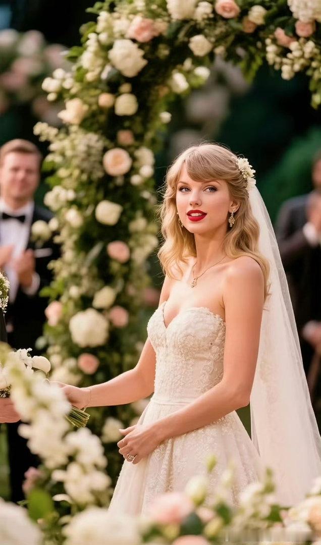 霉霉婚礼信封 霉霉 Taylor Swift 婚礼的伴手礼信封都绣有宾客的名字，