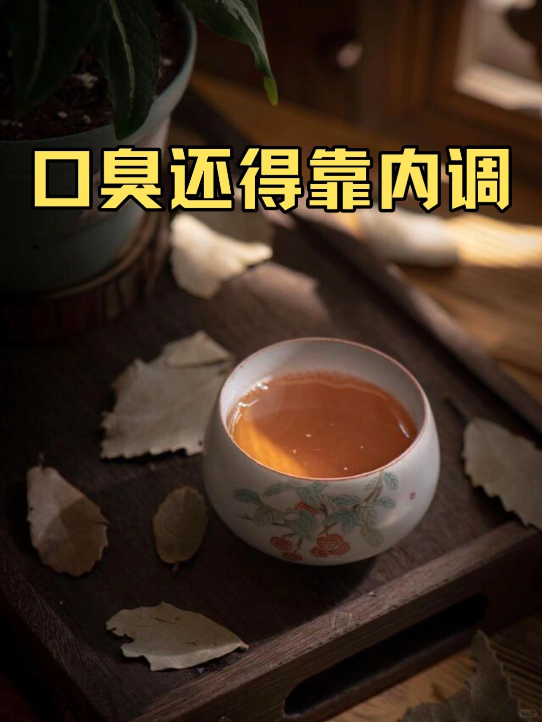 长期口臭怎么办❓注意这3点，主要是内调✅