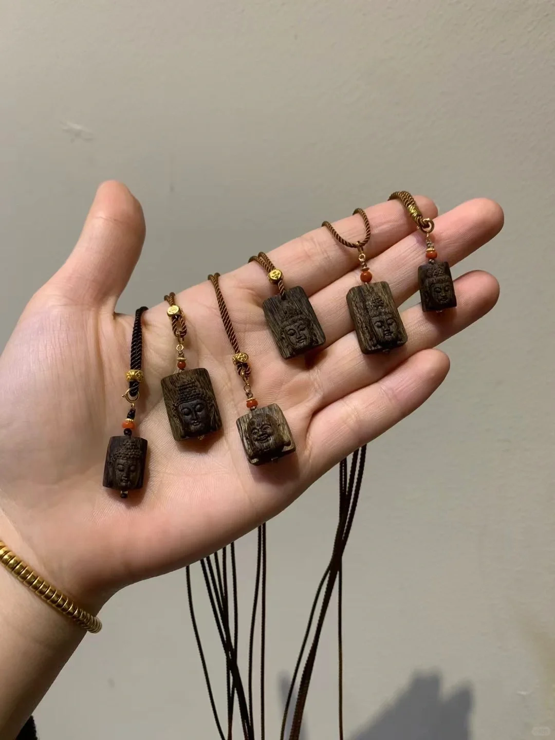 小佛头，观音，弥勒佛 不要太可爱了，好看极了