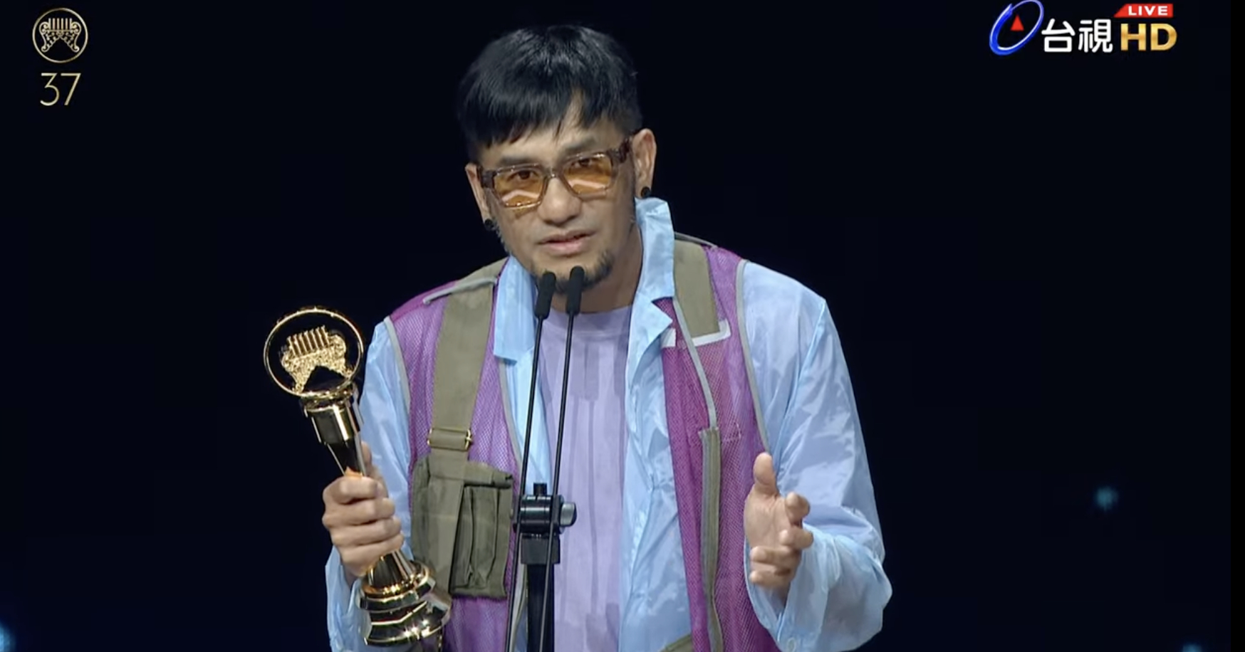 恭喜张震岳，今晚最大赢家最佳华语男歌手+最佳华语专辑金曲奖获奖名单金曲奖 张震岳