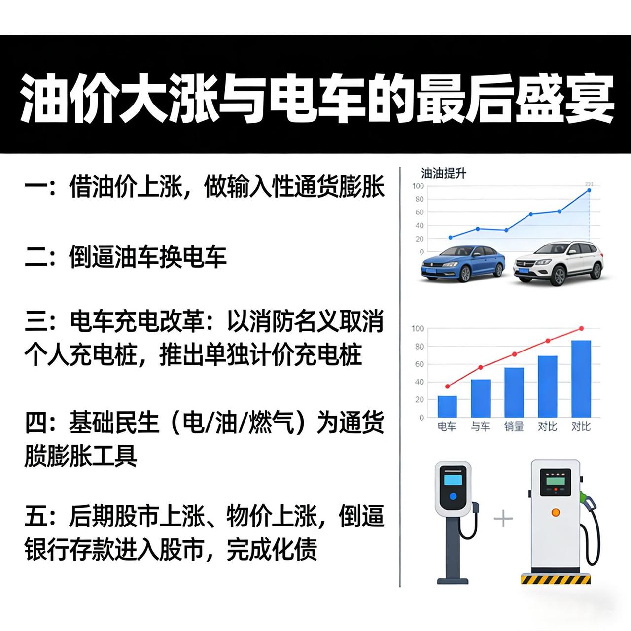 油价大涨，电动车成为新宠，充电桩需求激增充电桩经济 油价大涨 电车