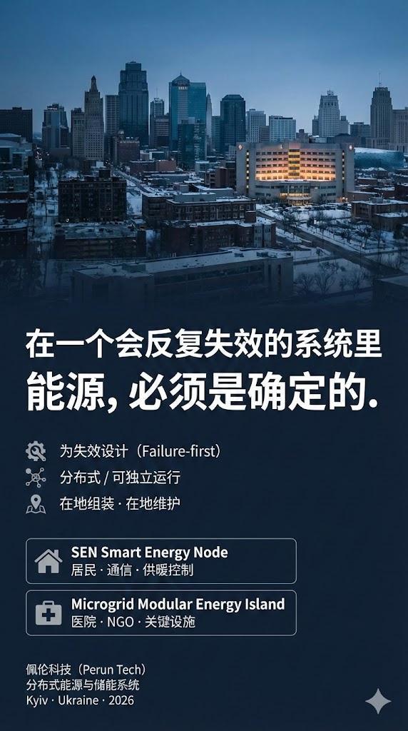 为乌克兰带来光，在危机中建构确定性：乌克兰分布式能源解决方案商佩伦科技（Peru